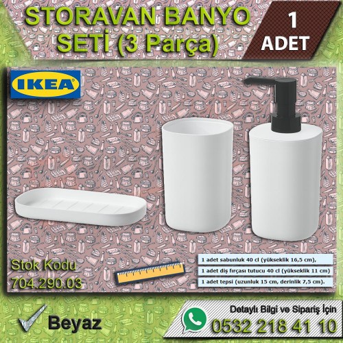 STORAVAN Banyo Seti | Beyaz Banyo Ürünleri - IKEA