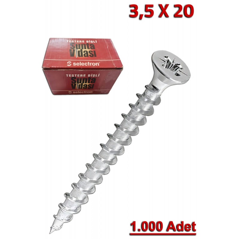 Selectron 3,5x15 Sunta Vidası (1.000 Adet)