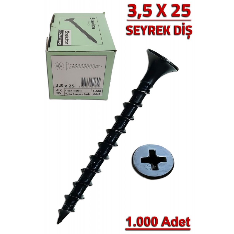 Selectron 3,5x20 Sunta Vidası (1.000 Adet)