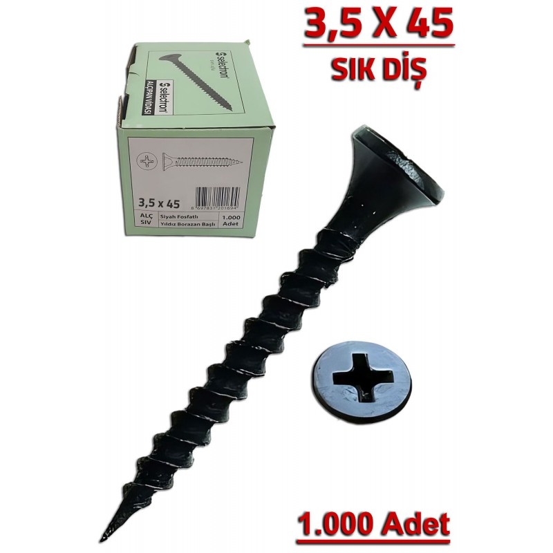 Selectron 3,5x35 Sunta Vidası (500 Adet)