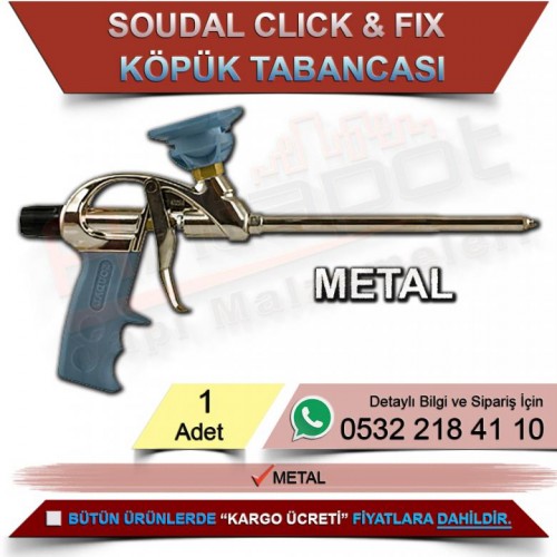 Soudal Köpük Tabancası (Clıck&Fıx-Metal) Mavi