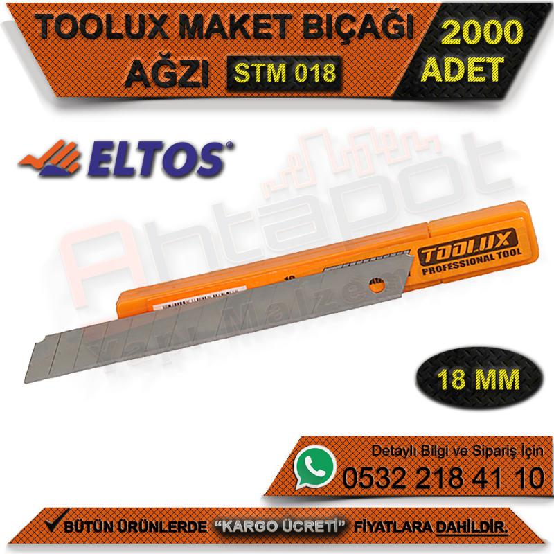 Toolux Stm018 Maket Bıçağı Ağzı 18 Mm (2000 Adet) -