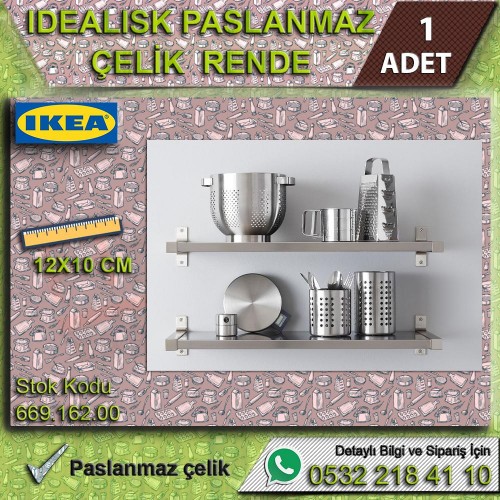 IDEALISK Paslanmaz Çelik 12x10 cm Rende - IKEA