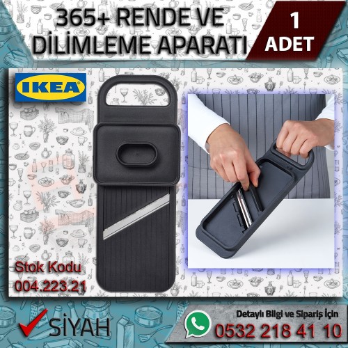 IKEA 365+ Rende ve Dilimleyici, Siyah | IKEA