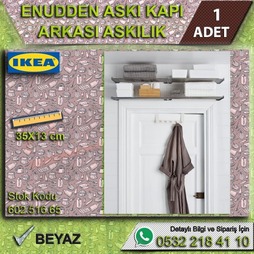 IKEA ENUDDEN Kapı Arkası Askılık (Beyaz)