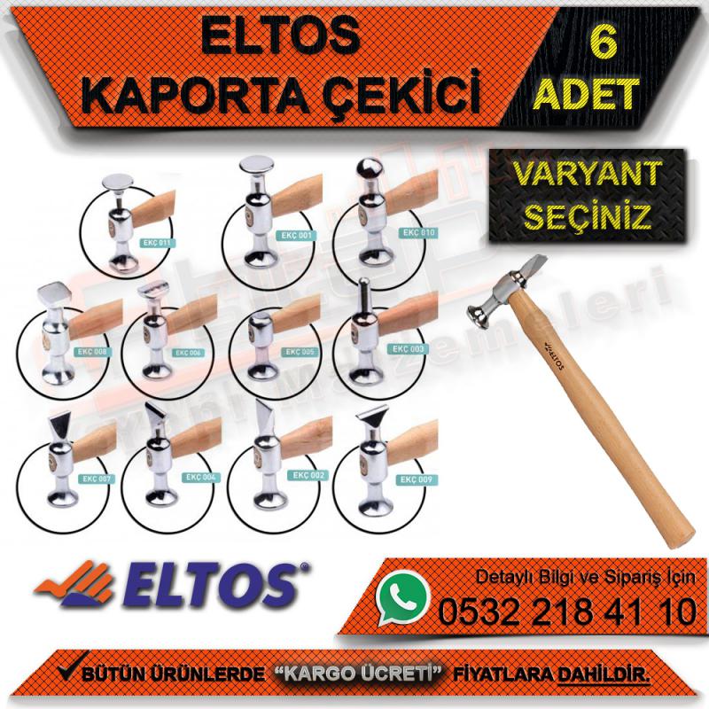 Eltos Ekç001 Kaporta Çekici (6 Adet) - Çekiç, Keser, Tokmak