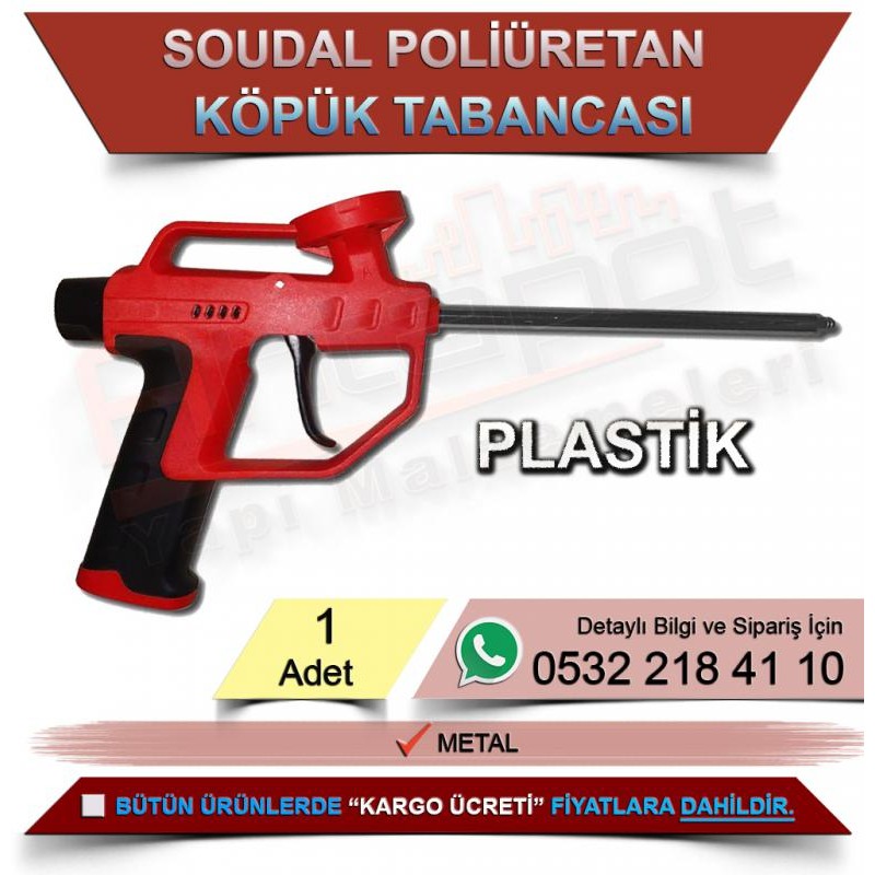 SOUDAL Plastik Gövdeli Profesyonel Köpük Tabancası