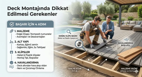 Deck Montajında Dikkat Edilmesi Gerekenler