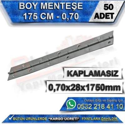 175 Cm Length Hinge 0.70 Uncoated (50 Pieces)