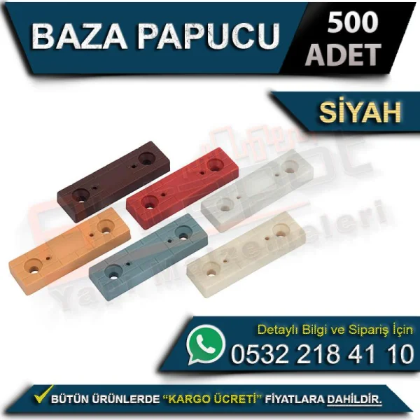 Plinth Shoes Black (500 Pieces) - Hardware Varieties Plinth Shoes Black (500 Pieces) | Hardware Varieties