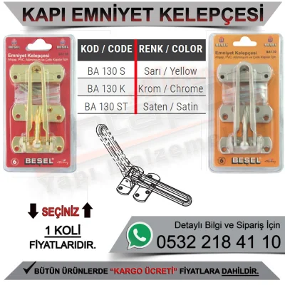 Beşel Door Security Strap Saten (100 Pieces)