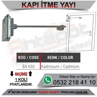 Beşel Kapı İtme Yayı Kadmiyum (40 Adet)