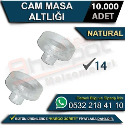 Cam Masa Altlığı 14 Natural (10000 Adet)