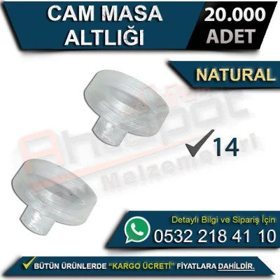 Cam Masa Altlığı 14 Natural (20000 Adet)