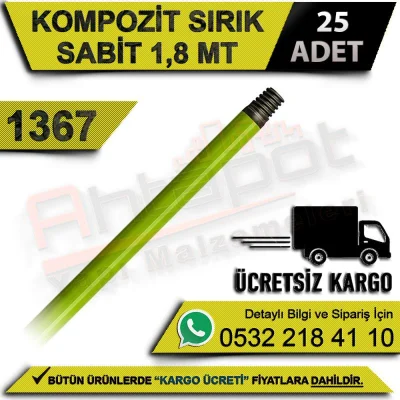 Dekor 1367 Kompozit Sırık Sabit 1,8 Mt (25 Adet)