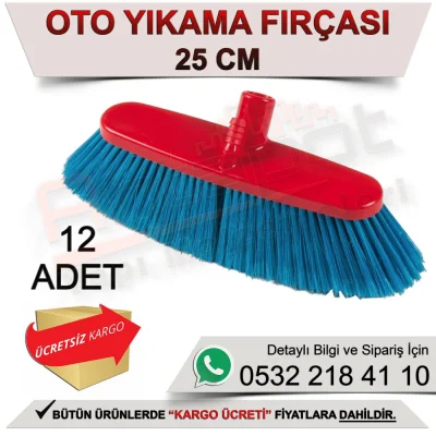 Dekor 6220 Car Wash Brush 9.8''/25 cm (12 Pieces)