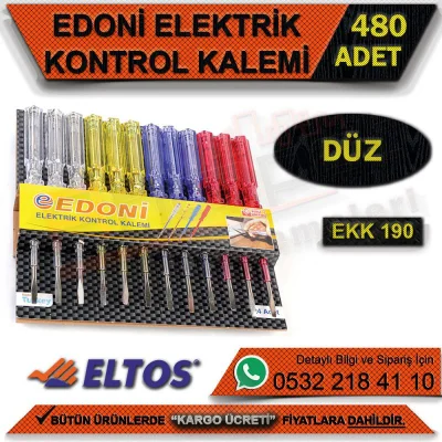 قلم التحكم الكهربائي المسطح إدوني Ekk190 (480 قطعة)
