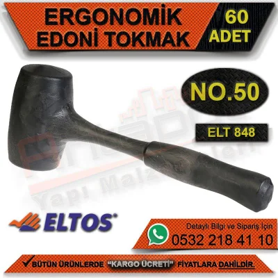 Edoni Elt848 مطرقة مريحة رقم: 50 (60 قطعة)