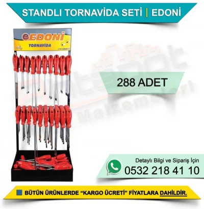 طقم مفك مع حامل من إدوني Ets001 (240 قطعة) (قطعة واحدة)