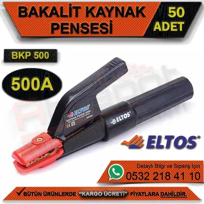 Eltos Bkp500 Bakelite Welding Pliers 500 A (50 Pieces)