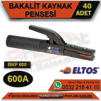 Eltos Bkp600 Bakelite Welding Pliers 600 A (40 Pieces)
