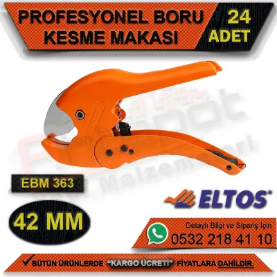 إلتوس EBM363 مقص قطع الأنابيب الاحترافي 42 مم (24 قطعة)