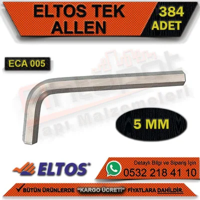 التوس Eca005 فولاذ سداسي 5 مم (384 قطعة)