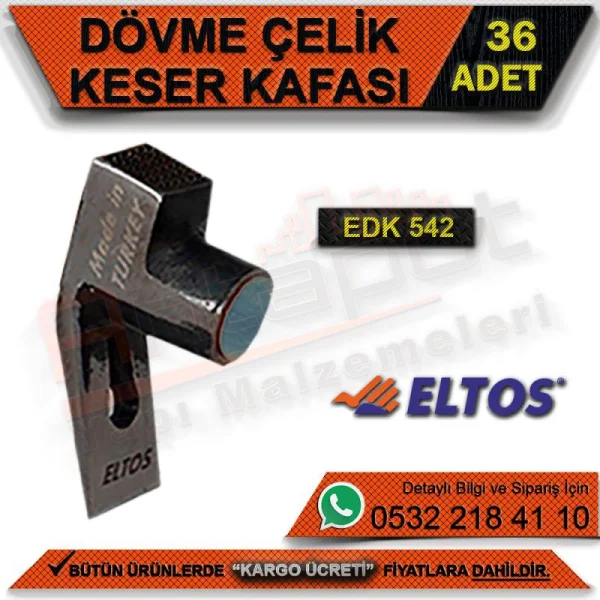 رأس قطع الفولاذ المطروق Eltos Edk542 (36 قطعة) - أنواع الأدوات الميكان رأس قطع الفولاذ المطروق Eltos Edk542 (36 قطعة) | أنواع الأدوات الميكانيكية