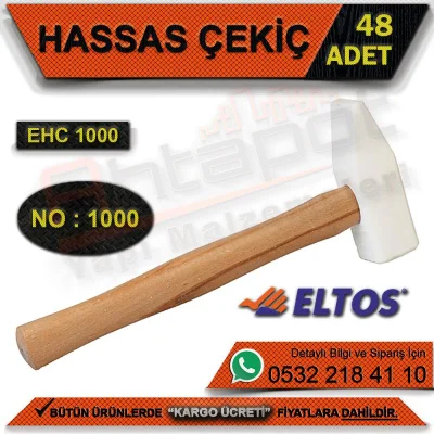 Eltos Ehc1000 مطرقة دقيقة رقم: 1000 (48 قطعة)