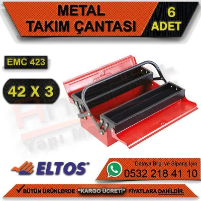 إلتوس Emc423 حقيبة أدوات معدنية 42x3 (6 قطع)