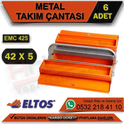 حقيبة أدوات معدنية إلتوس Emc425 مقاس 42 × 5 (6 قطع)