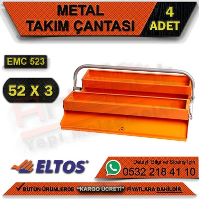 حقيبة أدوات معدنية إلتوس Emc523 مقاس 52x3 (4 قطع)