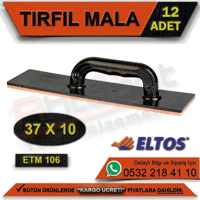 مجرفة صدفية Eltos Etm106 (أسود) 37/10 (24 قطعة)