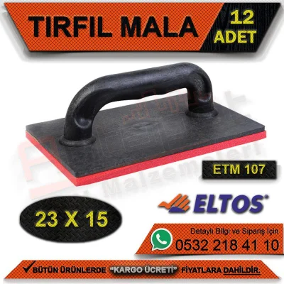 مجرفة صدفية Eltos Etm107 (أسود) 23/15 (24 قطعة)
