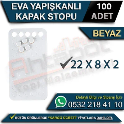 Eva Adhesive Cover Stop 22x8x2 (100 Pieces)
