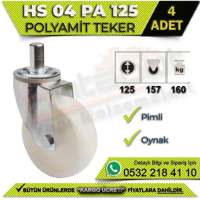 HS 04 PA 125 Pimli Teker (4 ADET)