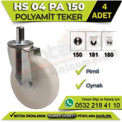 HS 04 PA 150 Pimli Teker (4 ADET)