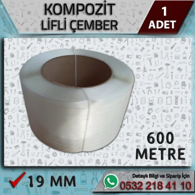 Kompozit Lifli Çember 19mm 600m