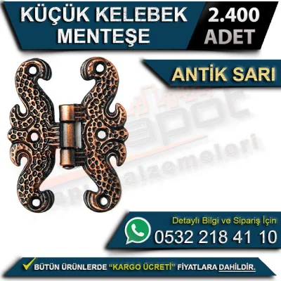 Small Butterfly Hinge Antique Yellow (2400 Pieces)