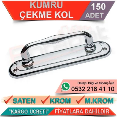 Kumru Pull Handle Chrome (150 Pieces)