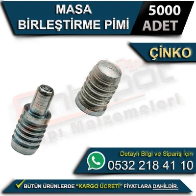 Masa Birleştirme Pimi Çinko (5000 Adet)