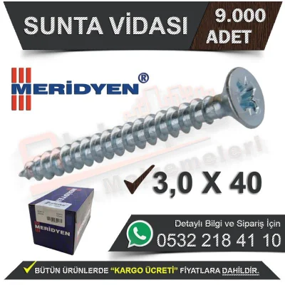 Meridyen Sunta Screw 3.0X40 (9,000 pcs)