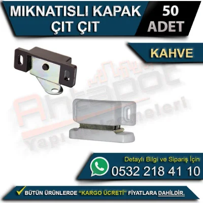 Mıknatıslı Kapak Çıt Çıt Kahve (50 Adet)