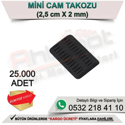 Mini Cam Takozu 2,5cm X 2mm (25000 Adet)