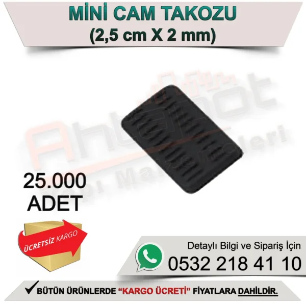 Mini Cam Takozu 2,5cm X 2mm (25000 Adet) - Cam Balkon Ürünleri Mini Cam Takozu 2,5cm X 2mm (25000 Adet) | Cam Balkon Ürünleri