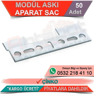 Modül Askı Aparatı Saç Çinko (50 Adet)