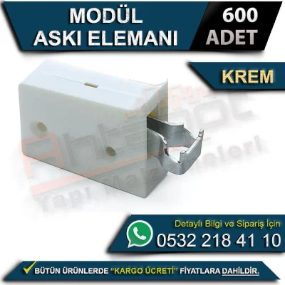Modül Askı Elemanı Krem (600 Adet)