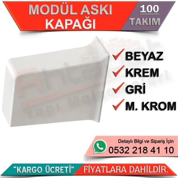 Modül Askı Kapağı Takım Beyaz (100 Adet) - Askılar Modül Askı Kapağı Takım Beyaz (100 Adet) | Askılar