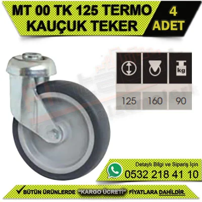 MT 00 TK 125 Termo Kauçuk Teker (4 ADET)