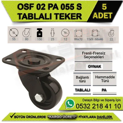 OS 02 PA 055 S TABLALI OYNAK TEKER (5 ADET)